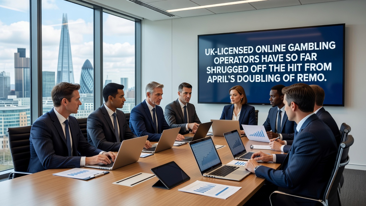 Analyst charts showing UK gaming revenue growth after Remote Gaming Duty hike